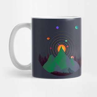 The Universe Moutain Mug